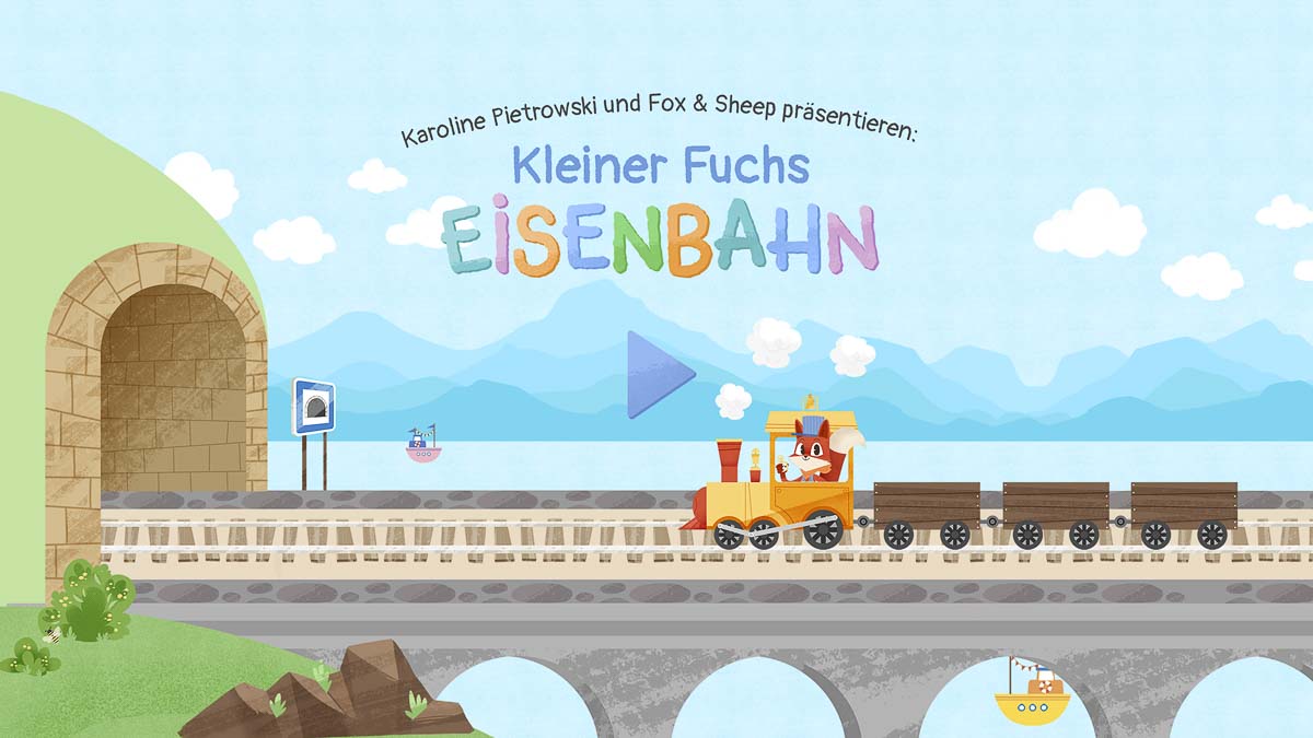 Featured image for “App für iOS & Android: Kleiner Fuchs Eisenbahn (Fox & Sheep)”