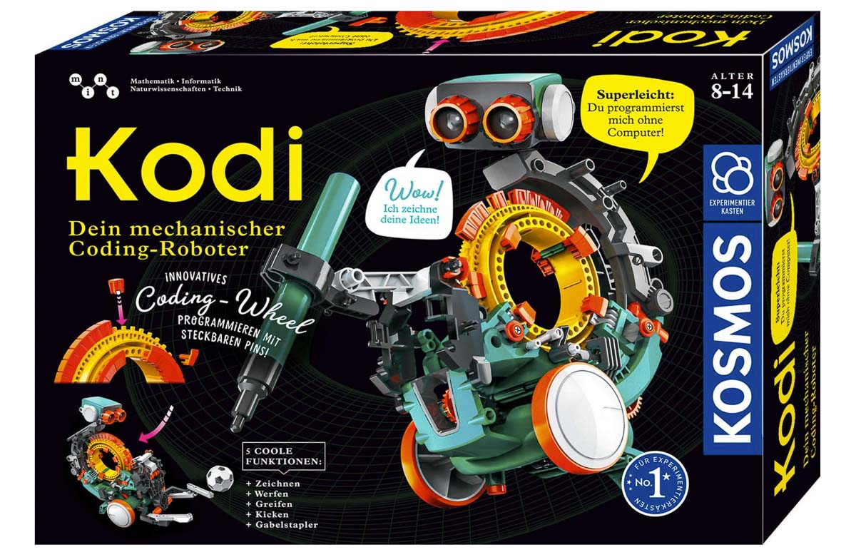 Featured image for “Programmieren: Kodi – Dein mechanischer Coding-Roboter (Kosmos)”