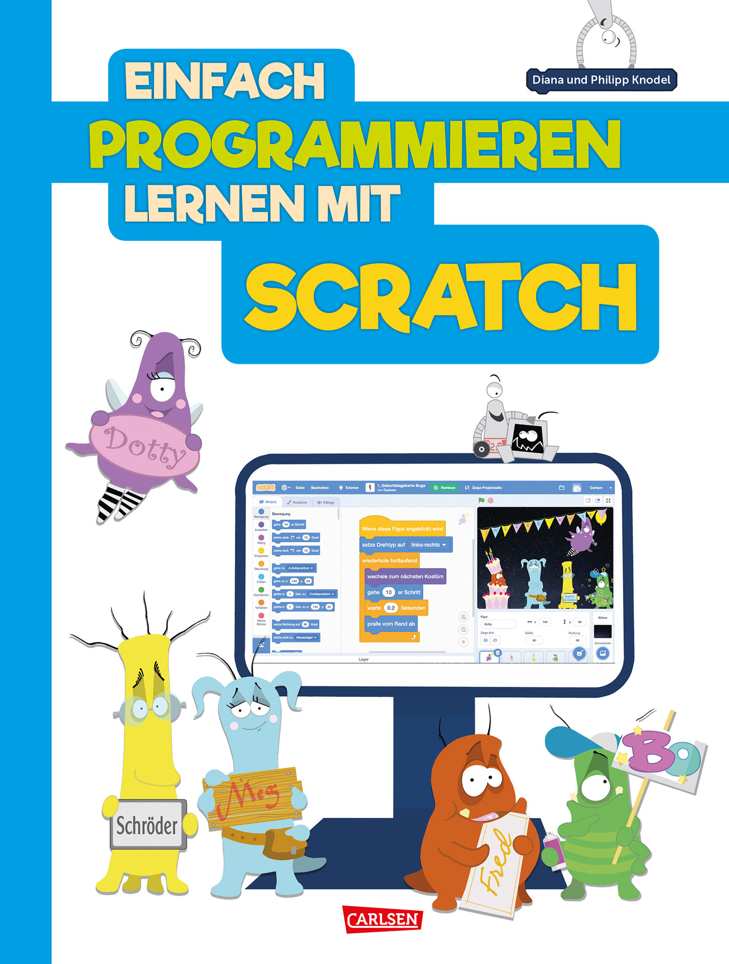 Featured image for “Buch mit QR-Codes: Einfach programmieren lernen mit Scratch (Carlsen)”