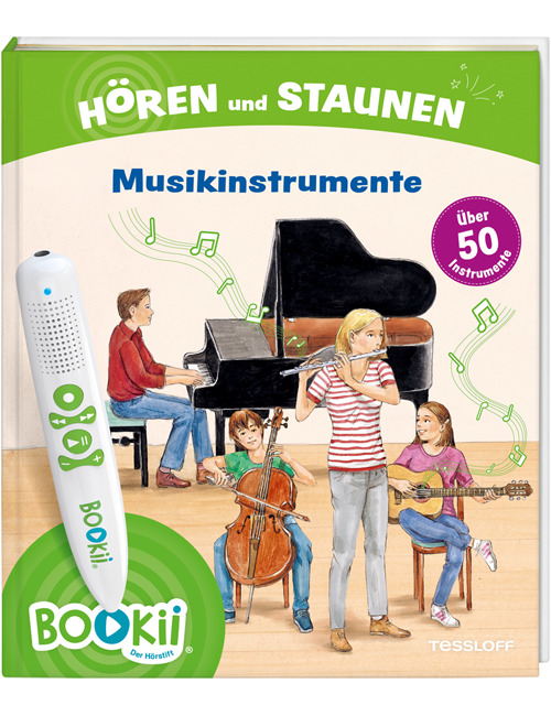Featured image for “Platz 3 – Buch mit Bookii-Stift: Hören und Staunen Musikinstrumente”