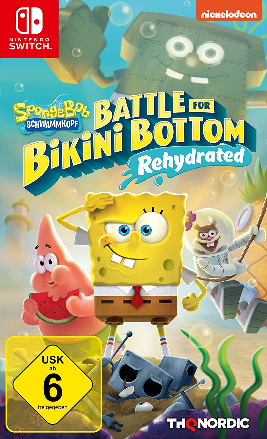 Featured image for “Platz 1 – Spongebob Square Pants – Battle for Bikini Bottom (THQ Nordic)”