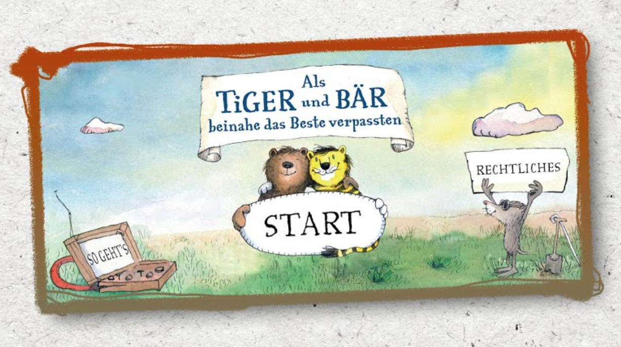Featured image for “Tiger und Bär (Buch und App) – (Creata Germany GmbH/ McDonald’s Germany)”