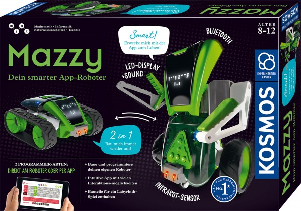 Featured image for “PLATZ 2: Mazzy – Dein smarter App-Roboter (Kosmos)”