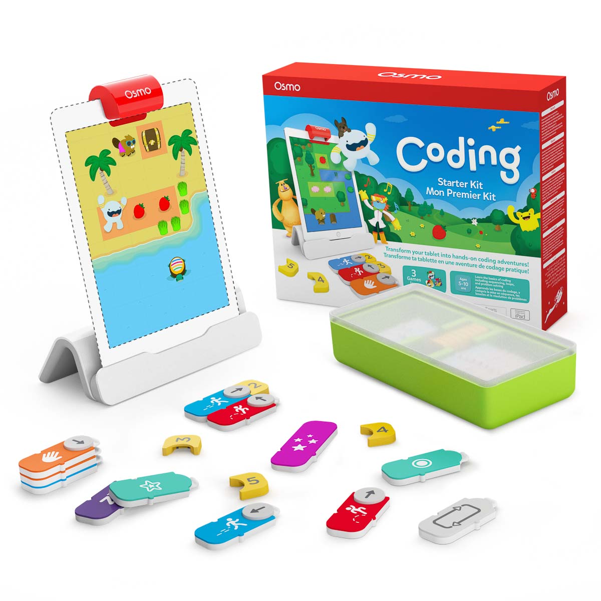 Featured image for “PLATZ 3: Osmo Coding Starter Kit (Version2021) (Tangible Play)”