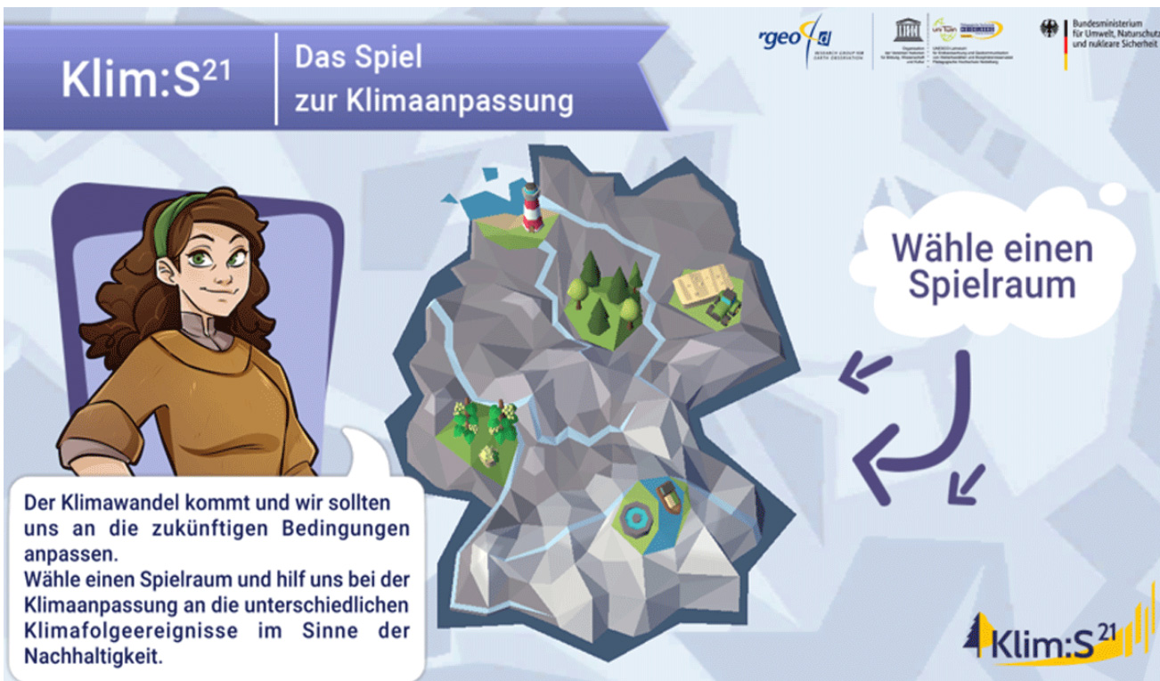 Featured image for “Platz 2 – Klim:S21 – Das Spiel zur Klimaanpassung (Gentle Troll Entertainment GmbH / Research Group for Earth Observation (rgeo))”