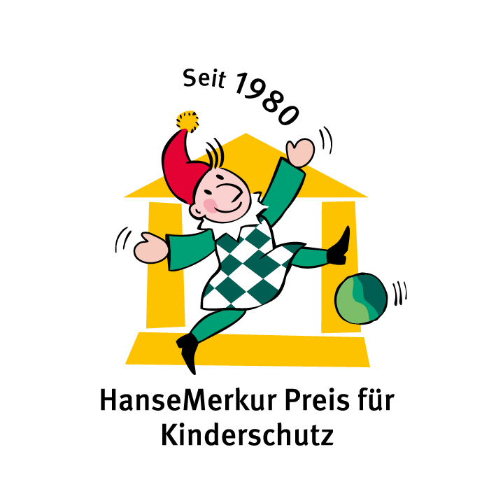 Das Logo des HanseMerkur Preis für Kinderschutz.